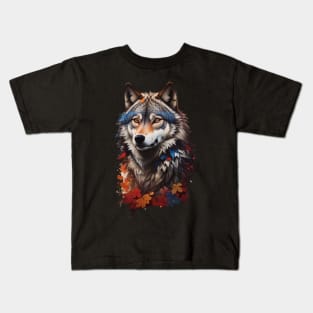 Wolf Head Kids T-Shirt